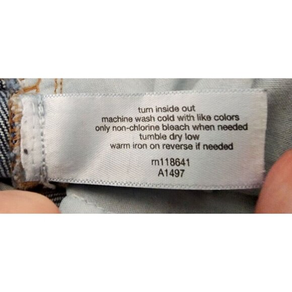 LANE BRYANT Womens Size 14 Distressed Signature Fit Mid Rise Flex Skinny Jeans - Picture 15 of 16